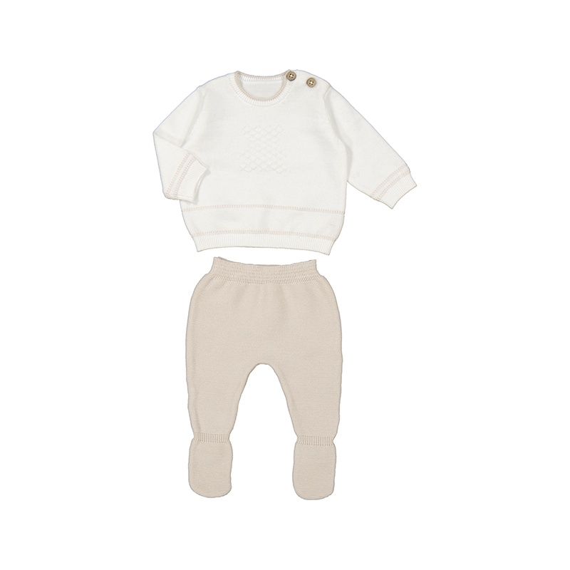 Mayoral Knit leg warmer set           1556 Beige