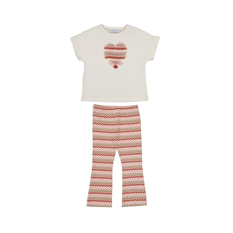 Mayoral Flare ankel legging set       3709 Roze