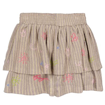Quapi Meisjes Rok QS253FIANNA AOP Purple Stripe
