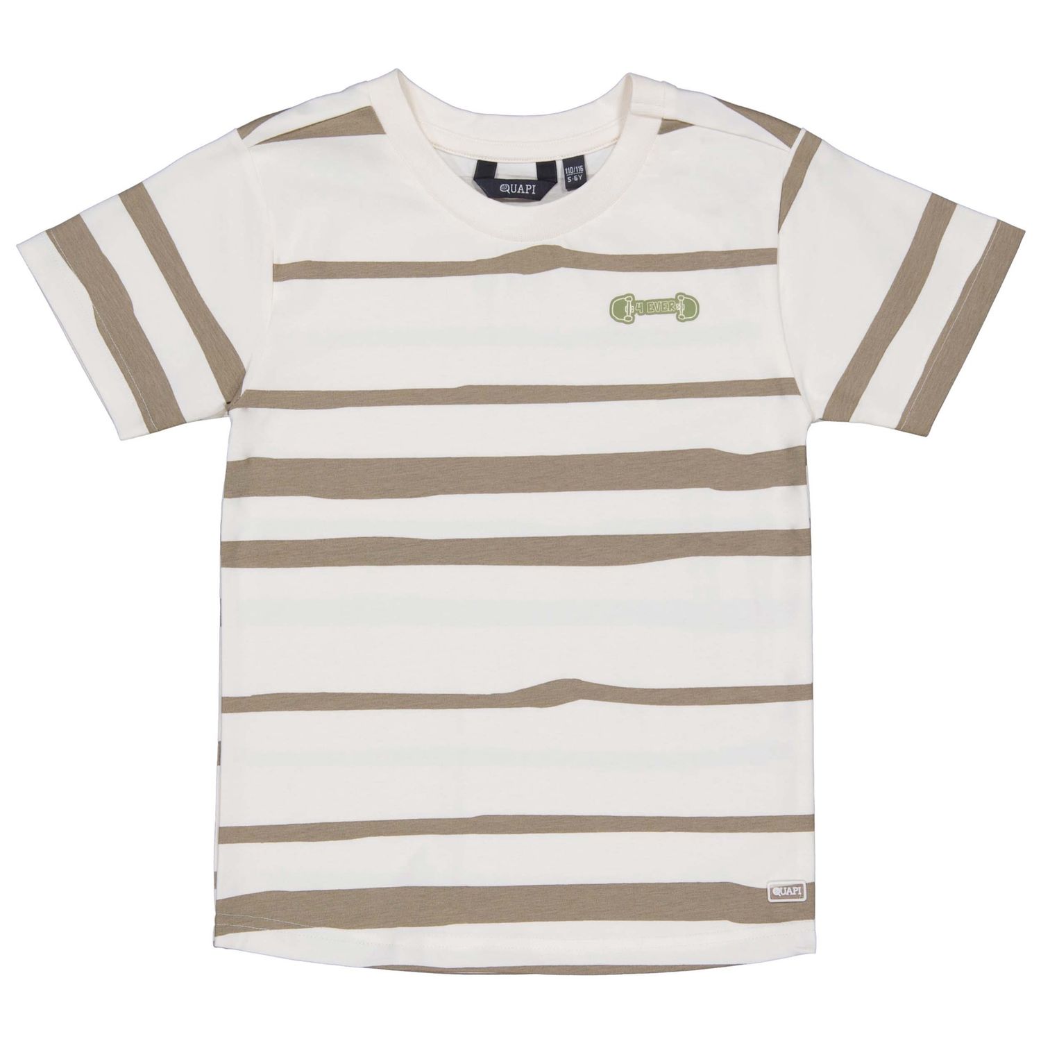 Quapi Jongens Shirt QS251FARIN AOP Sand Stripe