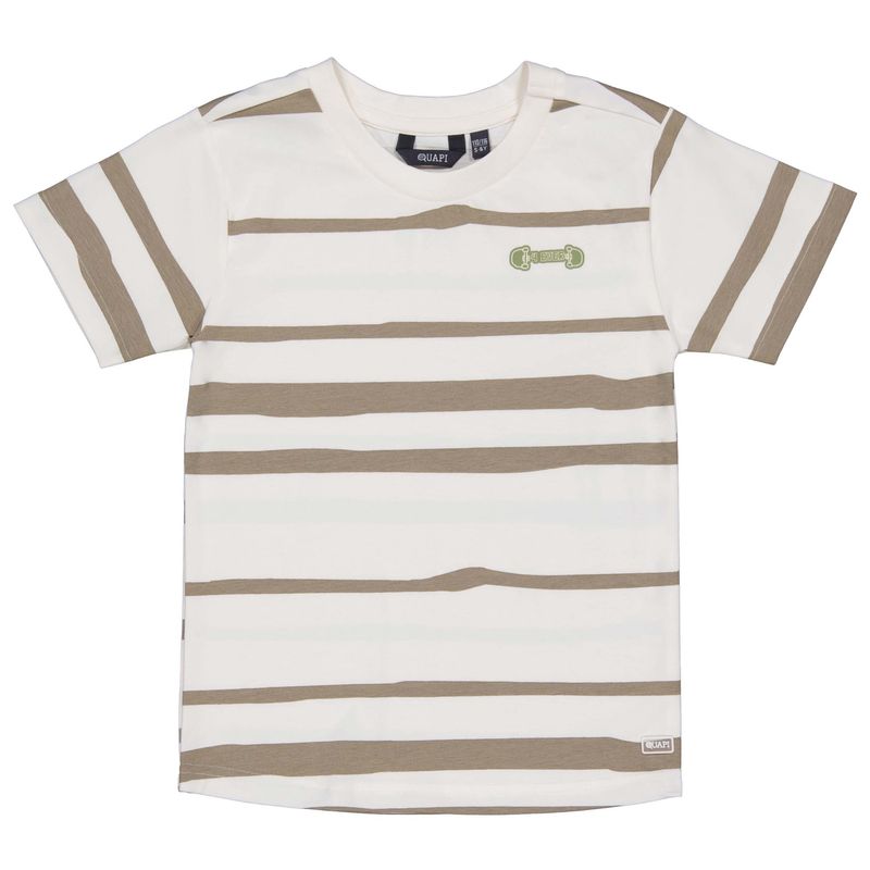 Quapi Jongens Shirt QS251FARIN AOP Sand Stripe