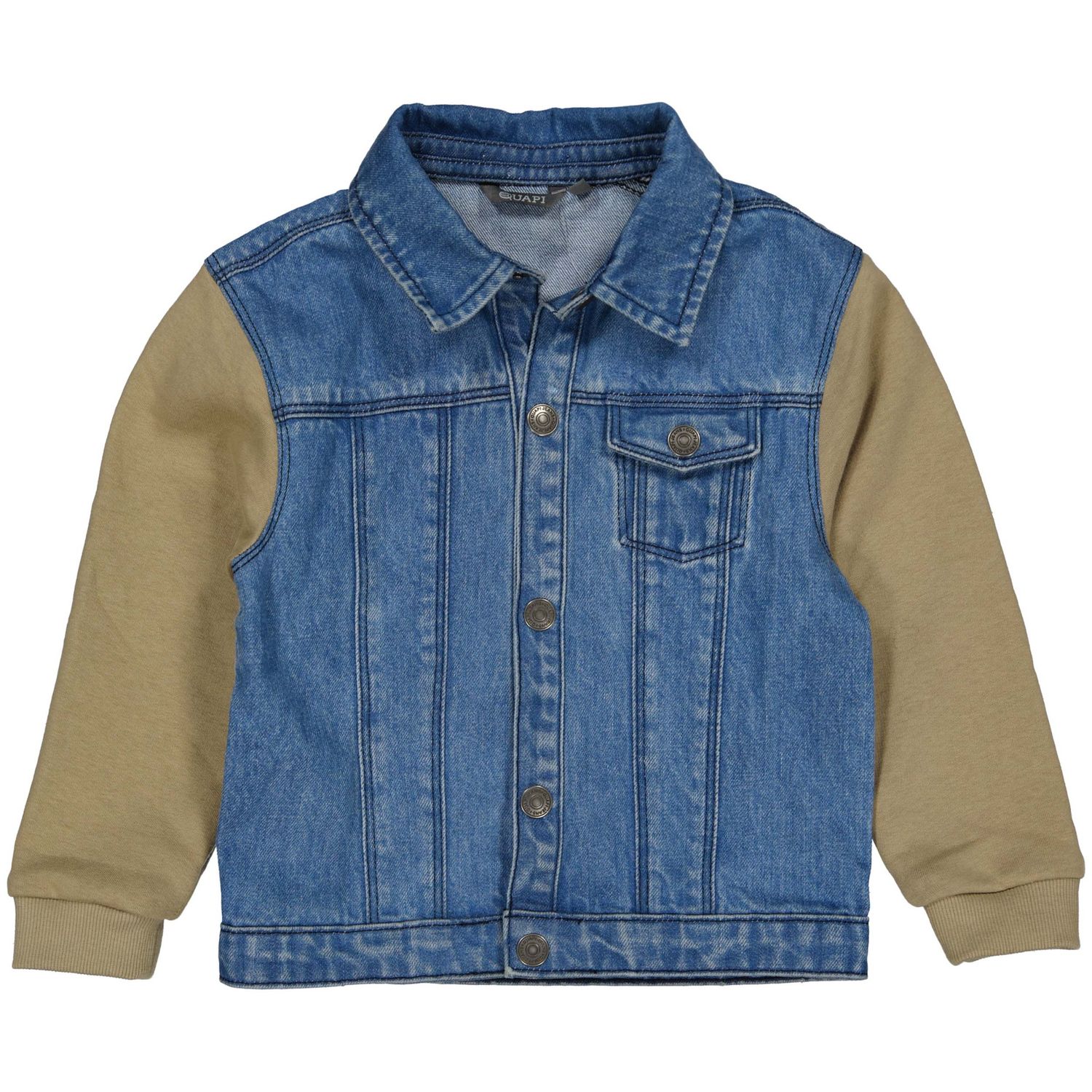 Quapi Jongens Jas QS251FEZ Dark Blue Denim