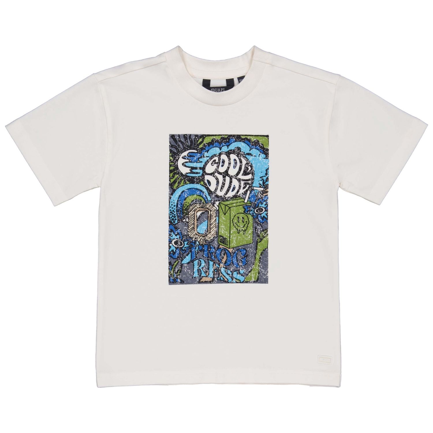 Quapi Jongens Shirt QS251FEDOR Ivory White