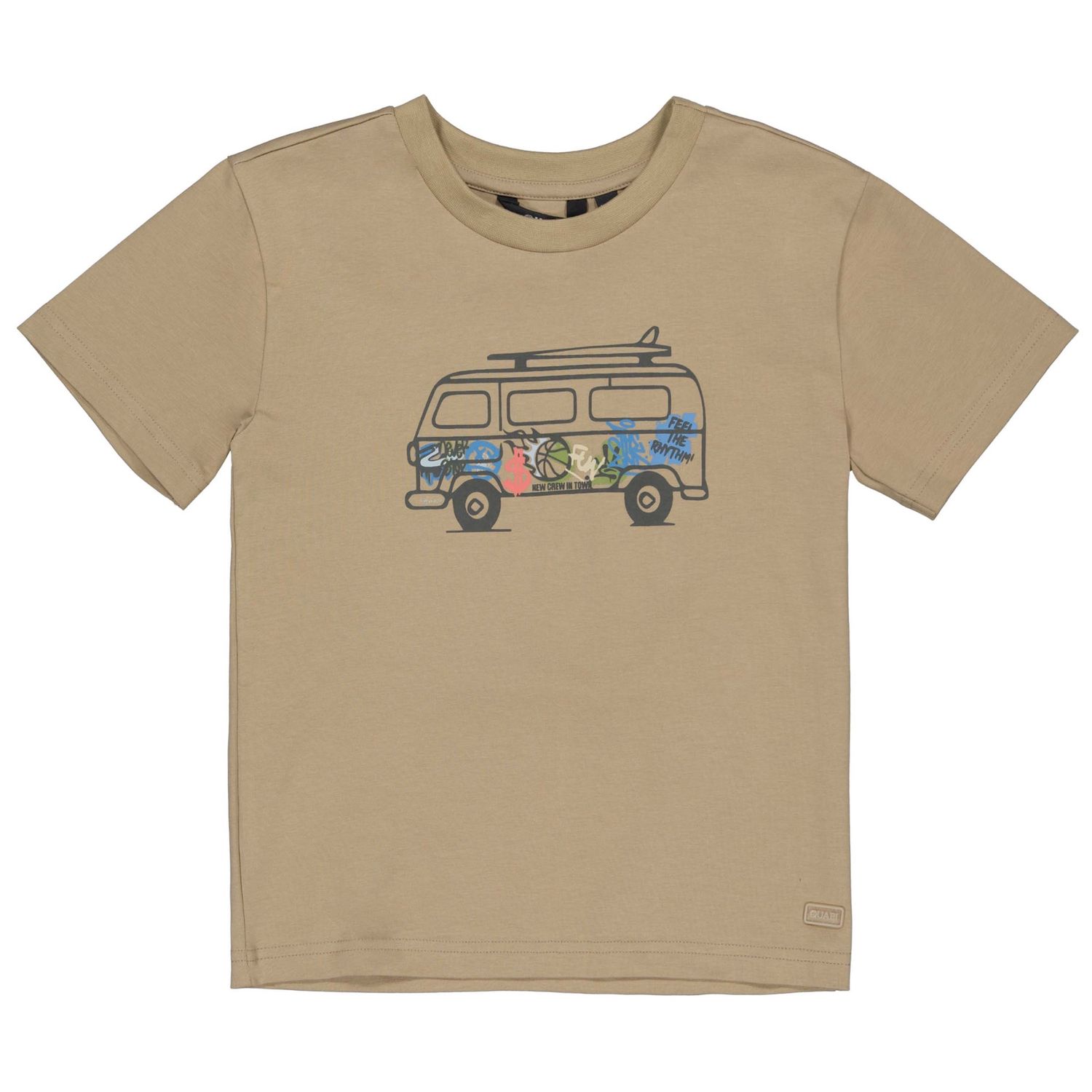 Quapi Jongens Shirt QS252FELKER Dark Sand