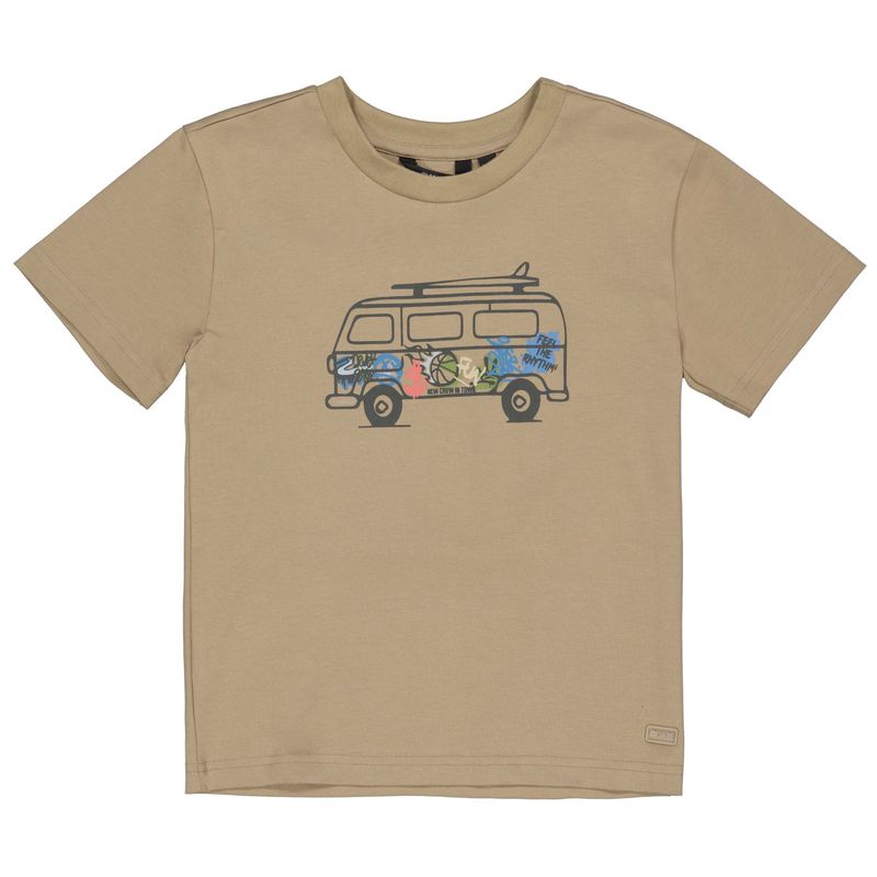 Quapi Jongens Shirt QS252FELKER Dark Sand