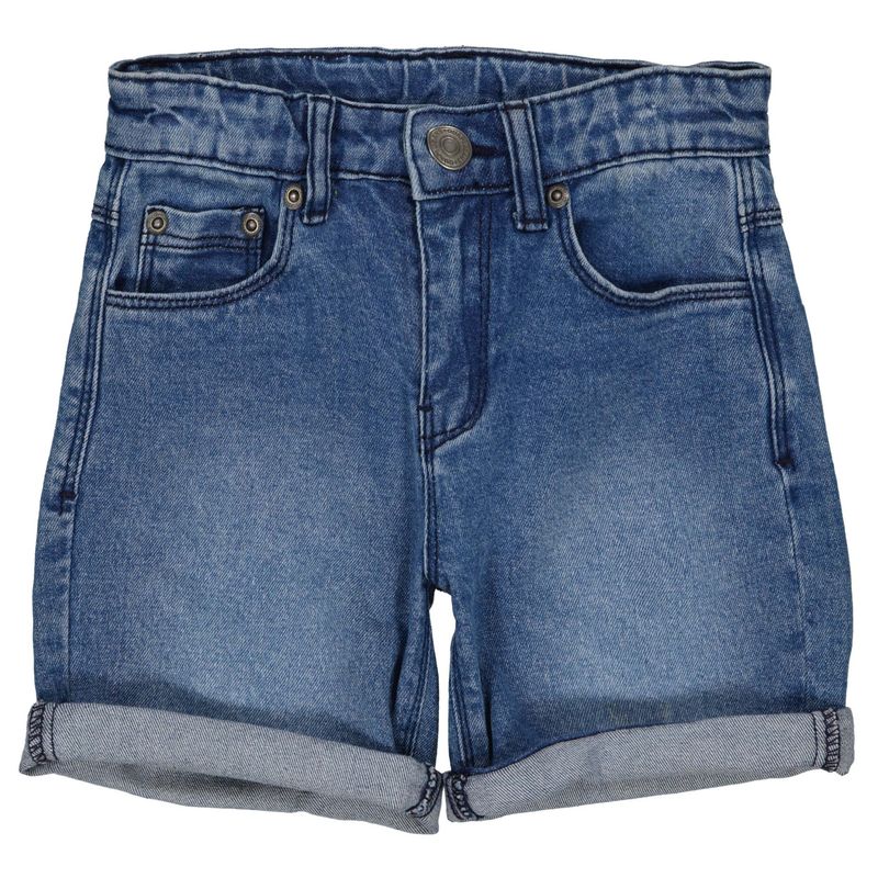 Quapi Jongens Broek QS252FRANK Mid Blue Denim