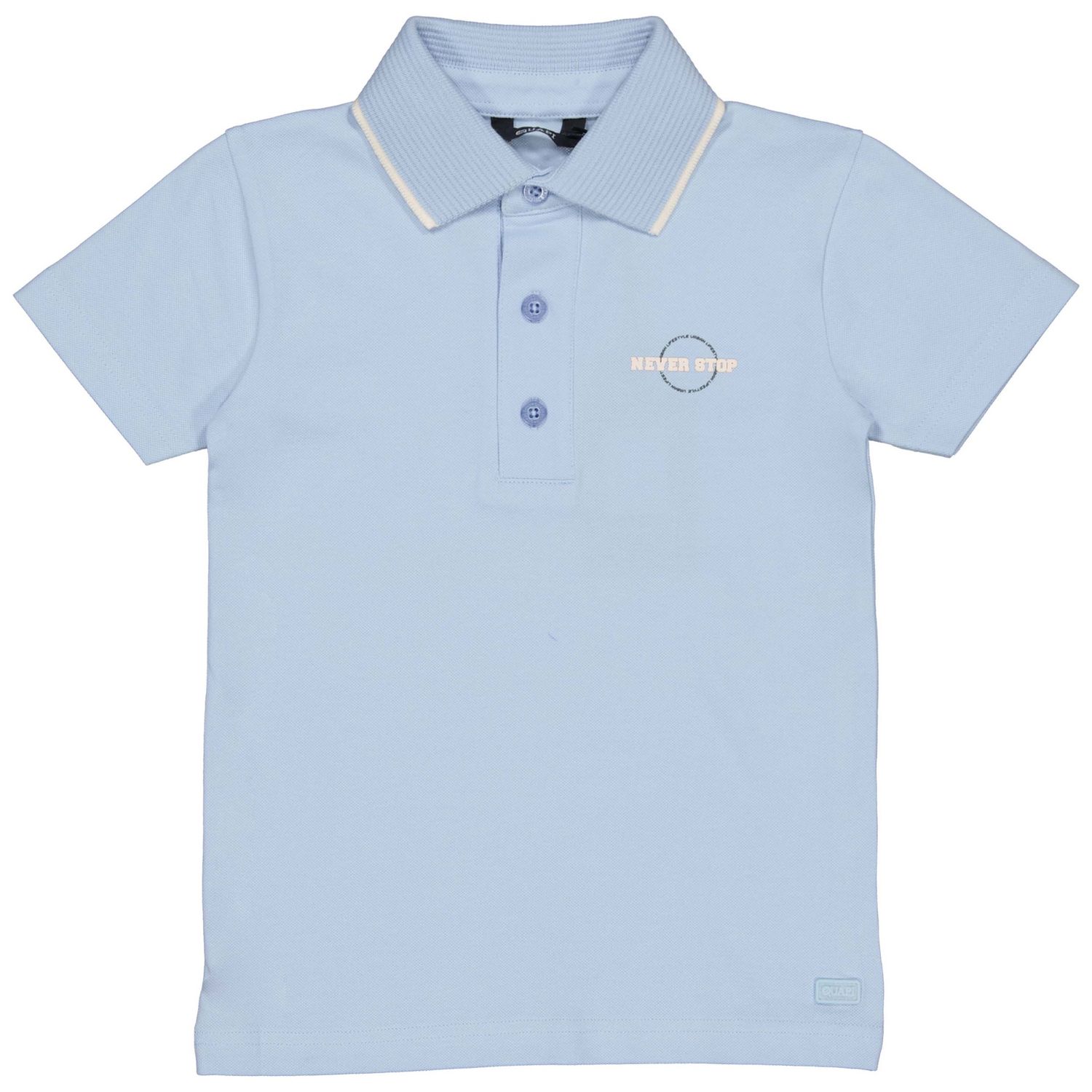 Quapi Jongens Polo  QS252FERRAN Ice Blue