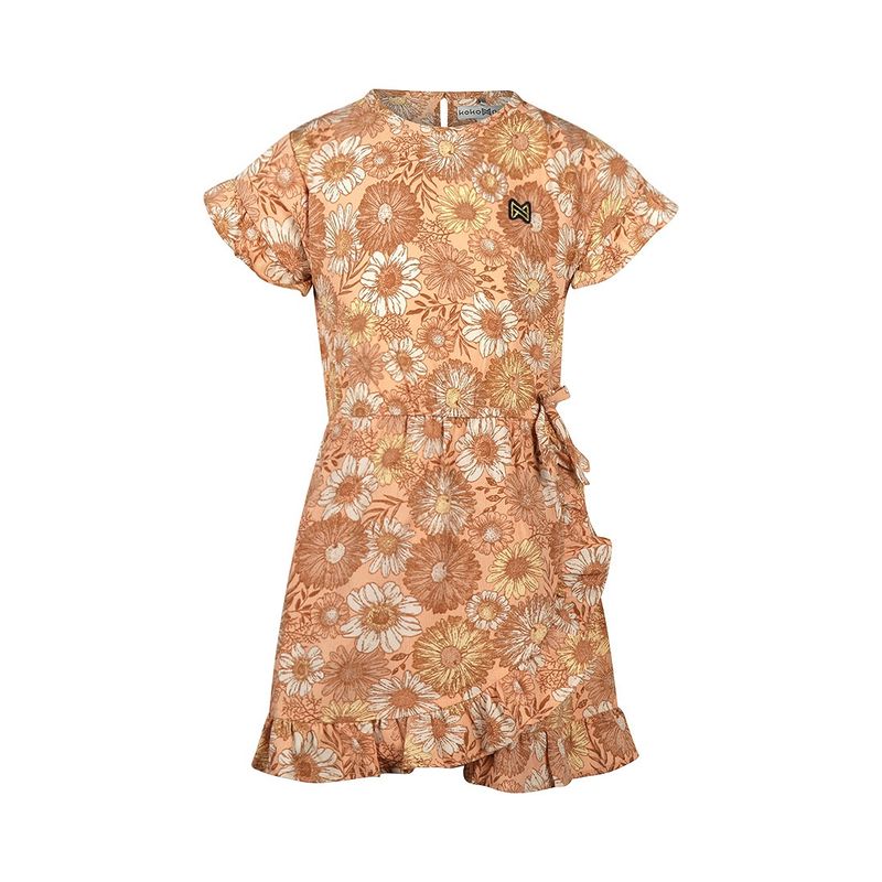 Koko Noko Dress ss Peach P54916-37
