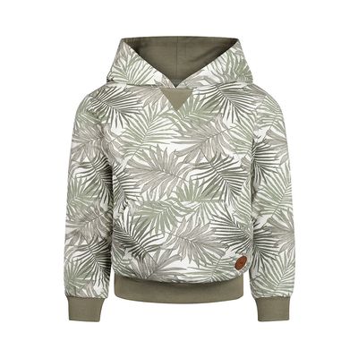 Koko Noko Sweater with hood Light faded green P54841-37