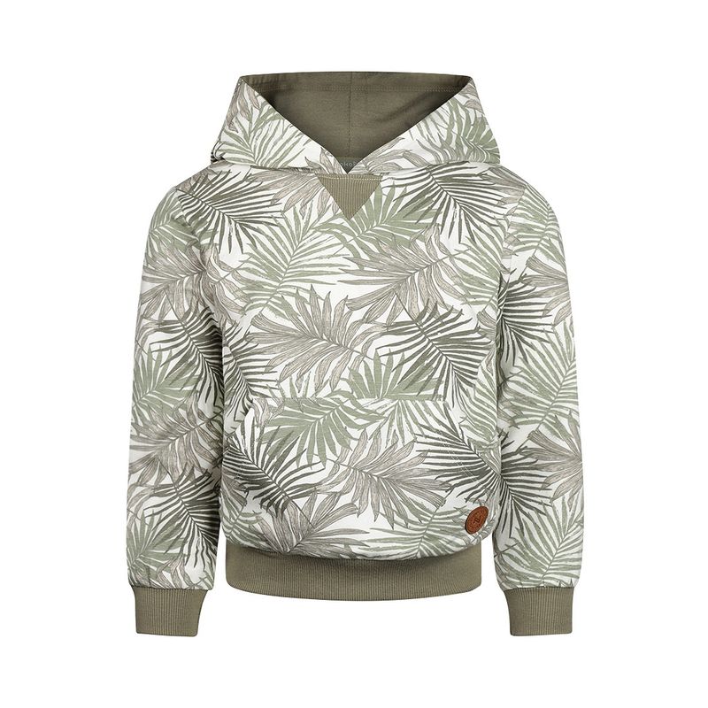 Koko Noko Sweater with hood Light faded green P54841-37