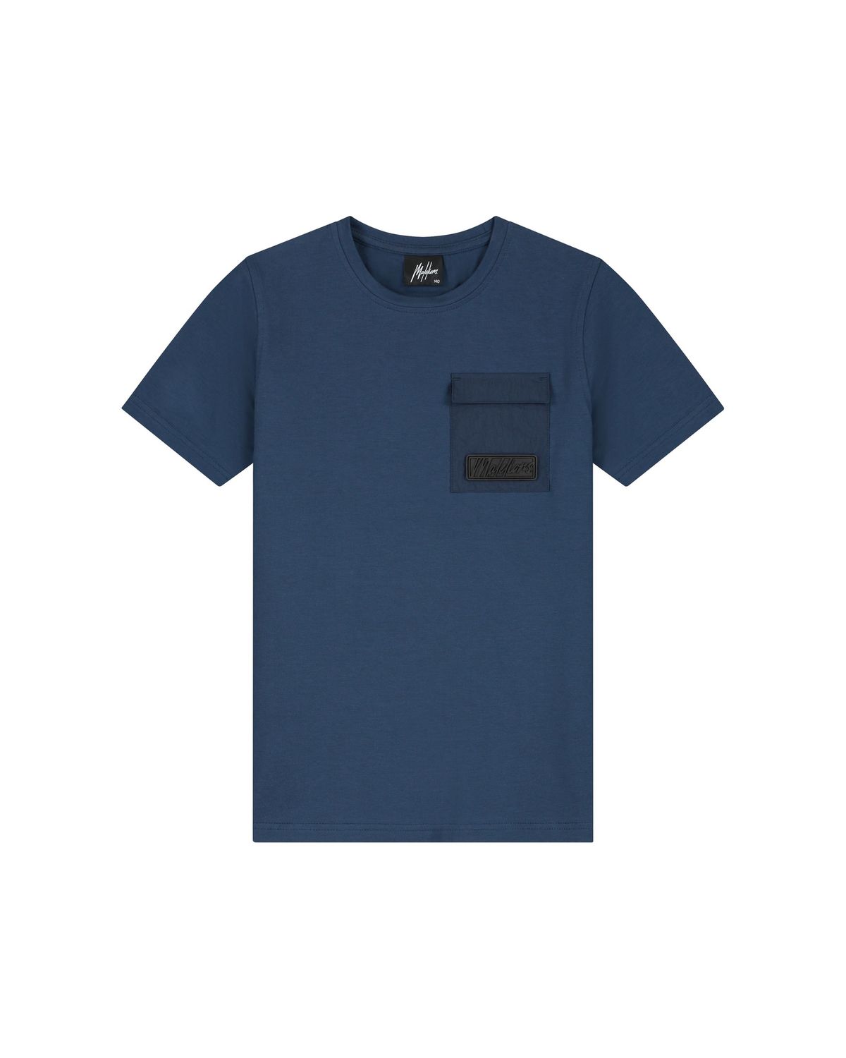 Malelions Junior Nylon Pocket T-Shirt Navy