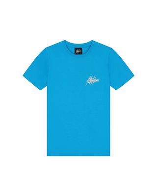 Malelions Junior Splash T-Shirt Aqua Blue