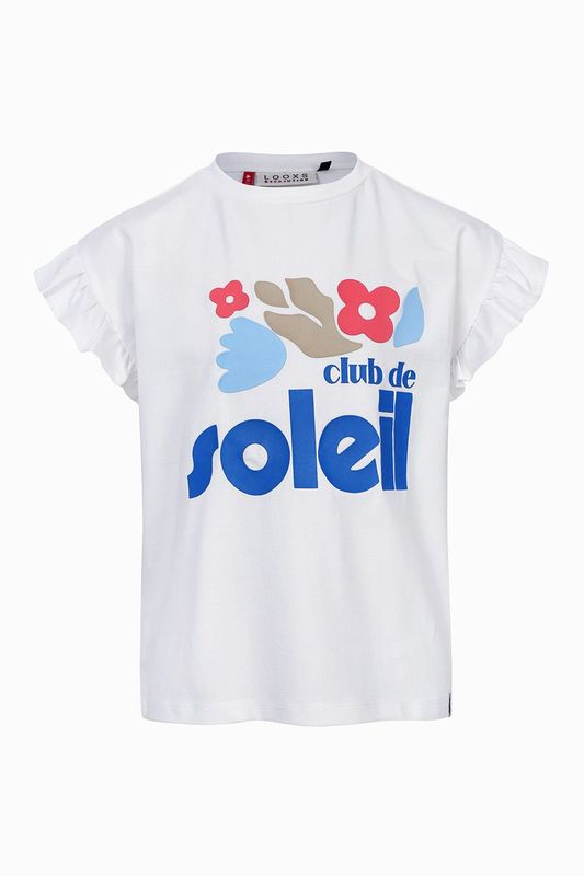 Looxs Little T-shirt Ruffled Short Sleeves2512-7445-010