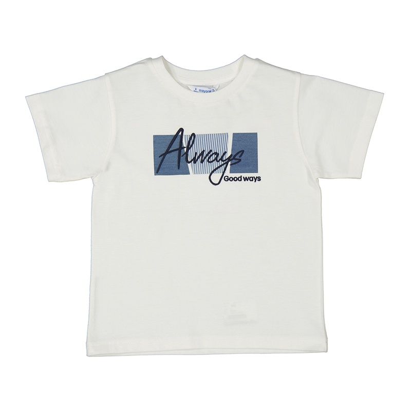 Mayoral S/s t-shirt                   3025 Wit