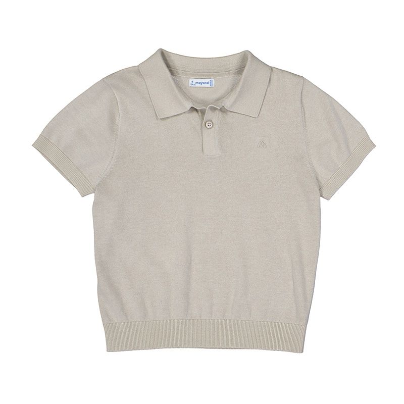 Mayoral S/s polo                      3104 Beige