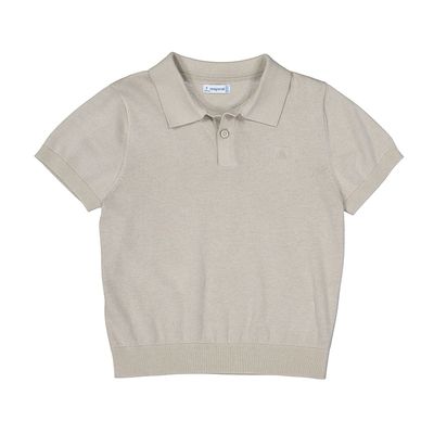 Mayoral S/s polo                      3104 Beige