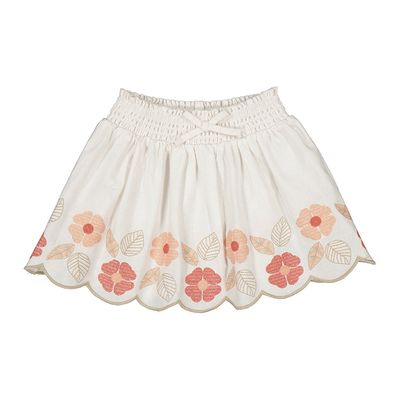 Mayoral Embroidered skirt             3903 Beige