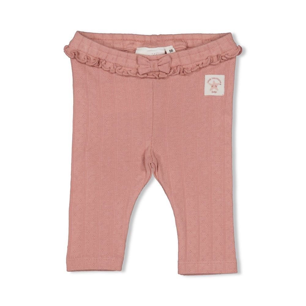 Feetje Legging pointelle rib - Starfish Wishes Roze