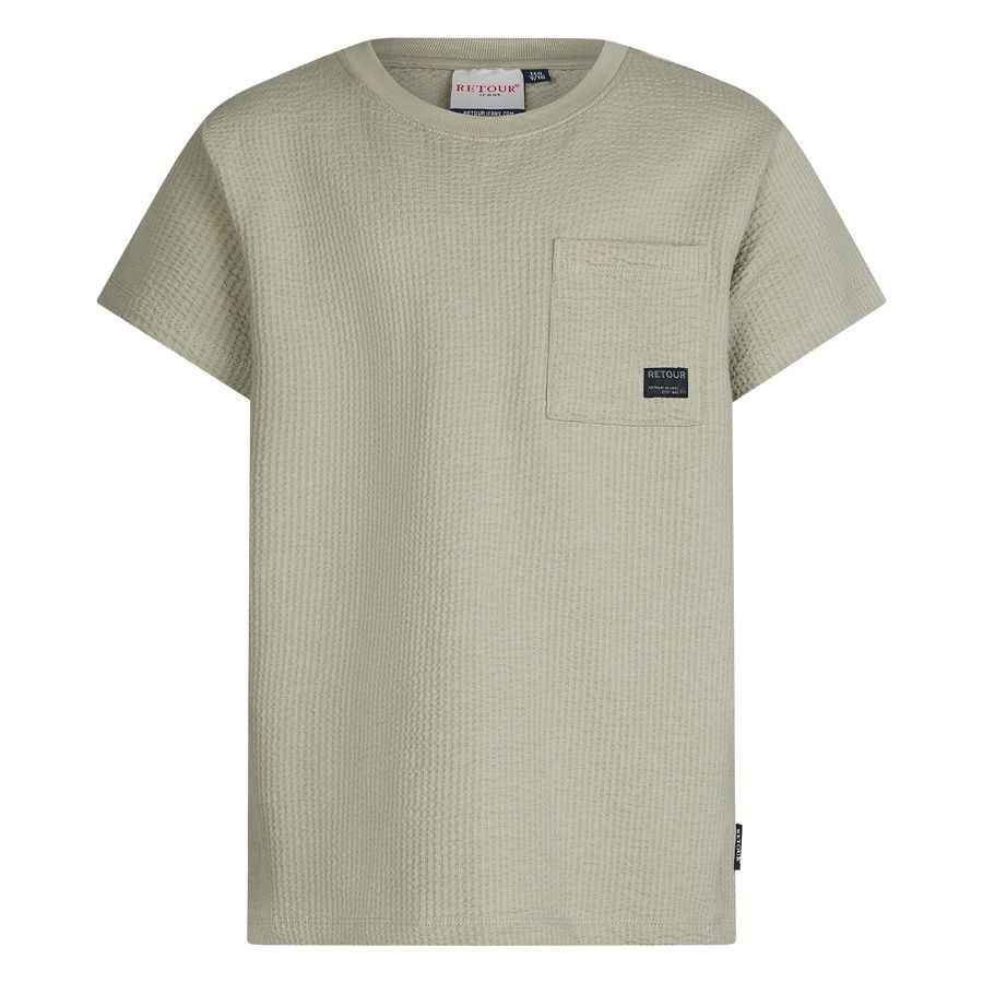 Retour Jongens Shirt Xavier pale green