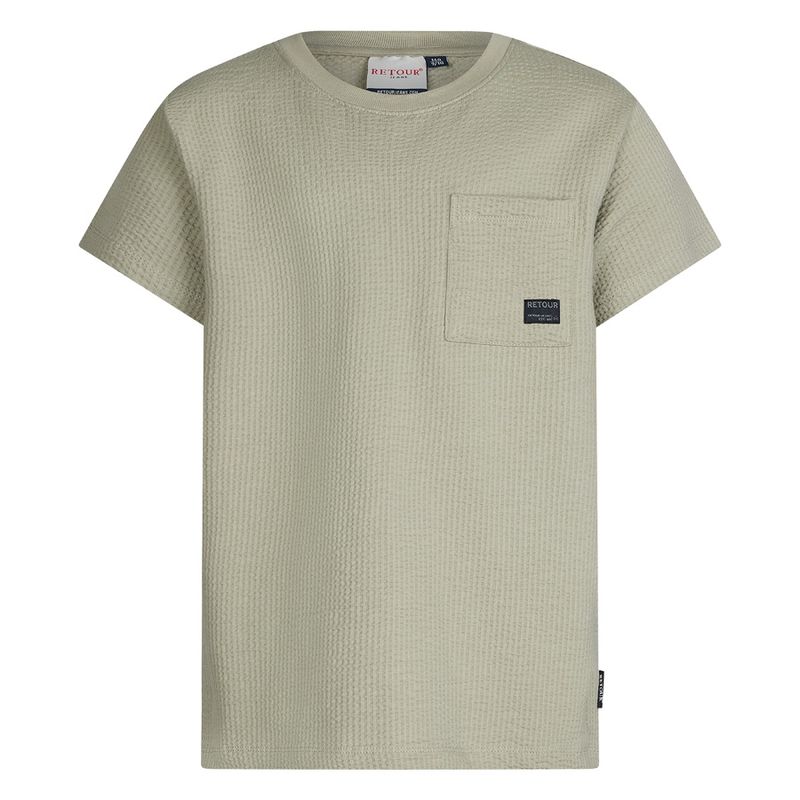 Retour Jongens Shirt Xavier pale green