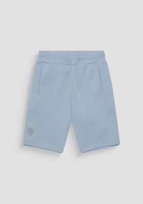 Antony Morato FLEECE SHORTS REGULAR FIT IN INTERLOCK COTTON BLEND FABRIC WITH RUBBER INJECTION LOGO PRINT