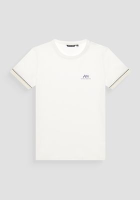 Antony Morato T-SHIRT REGULAR FIT IN JERSEY COTTON FABRIC WITH FOAM LOGO PRINT