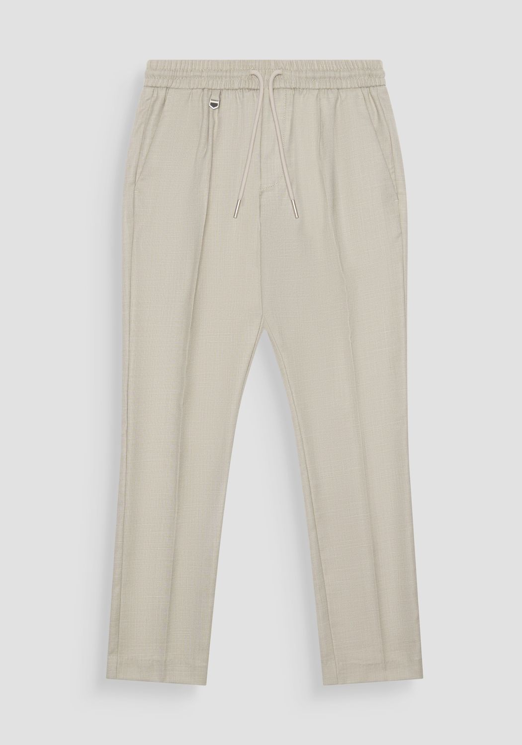 Antony Morato TROUSERS REGULAR FIT IN SLUB  STRETCH VISCOSE BLEND FABRIC, Kleur: Bruin, Maat: 140