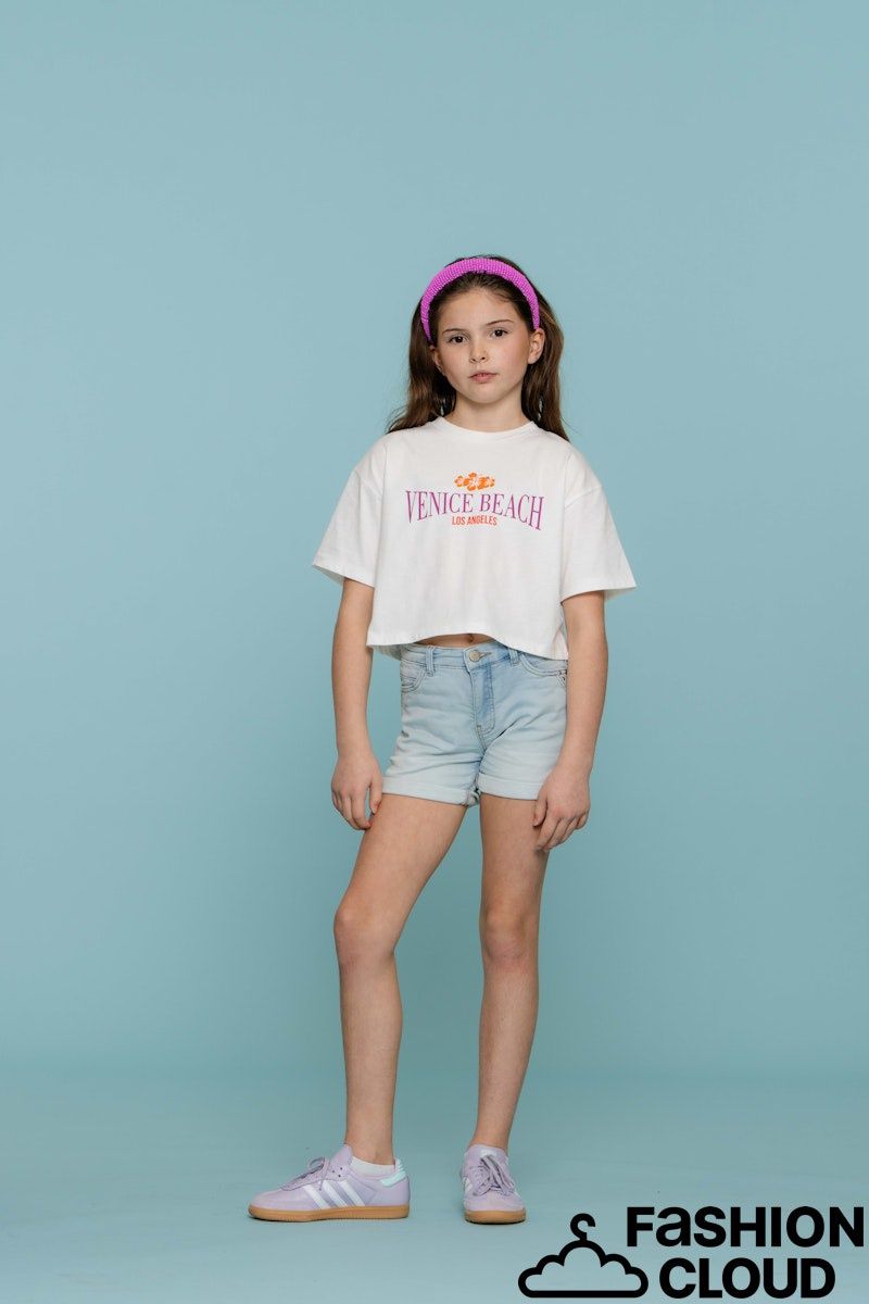 Geisha Short jogg  bleached denim