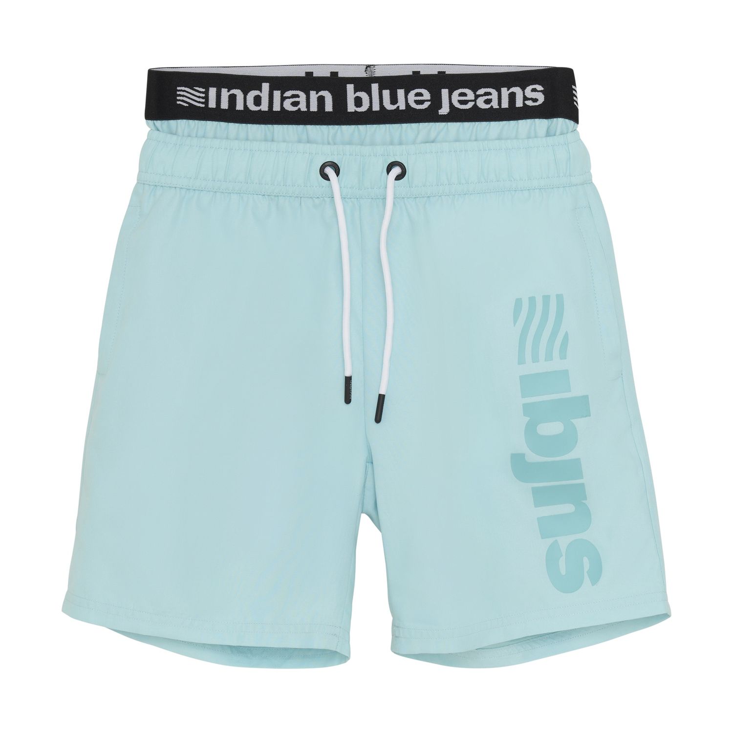 Indian Blue Jeans Beachshort Fancy Waistband Aruba Blue 960277