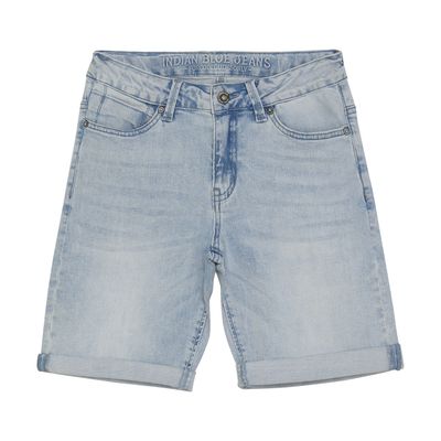 Indian Blue Jeans Denim Short Light Denim Light Denim Blue 960220