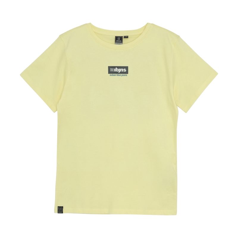 Indian Blue Jeans T-Shirt CM Backprint Lemonade 960206