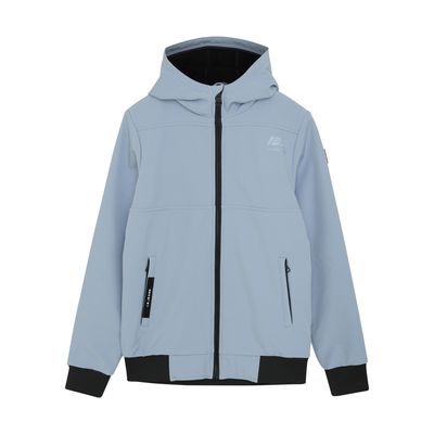 Indian Blue Jeans Soft Shell Hooded Jacket Ice Blue 960274