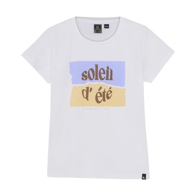 Indian Blue Jeans T-shirt Chest print Bright White 970125