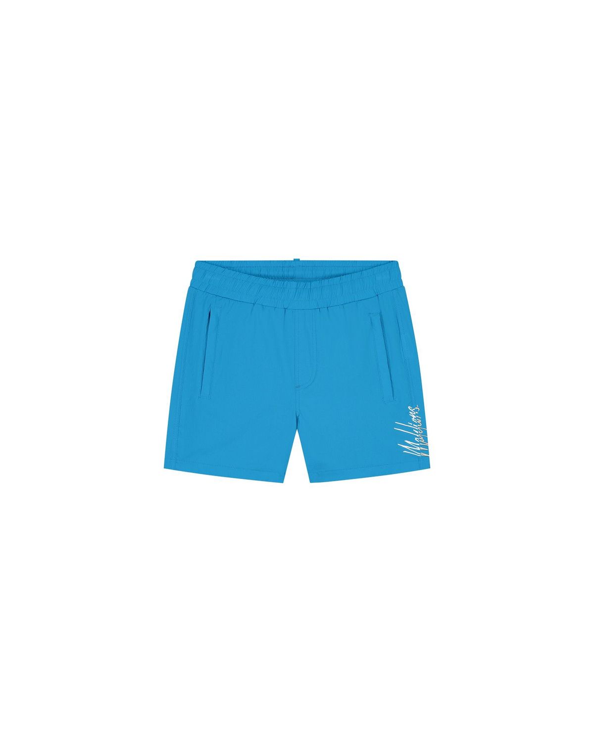 Malelions Junior Split Swim Shorts Aqua Blue