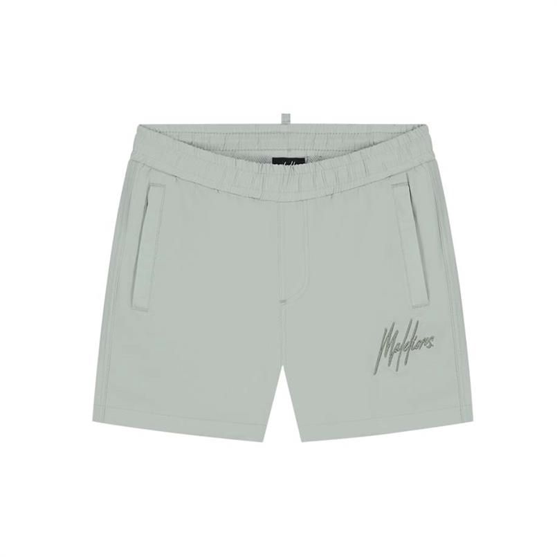 Malelions Junior Signature Swim Shorts Agave Green