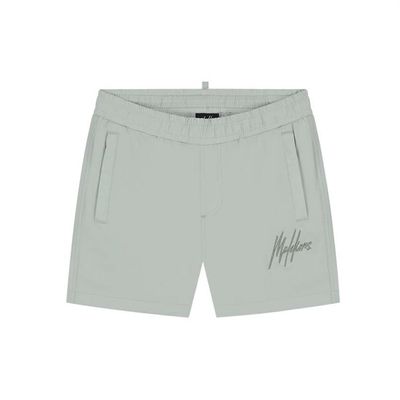 Malelions Junior Signature Swim Shorts Agave Green