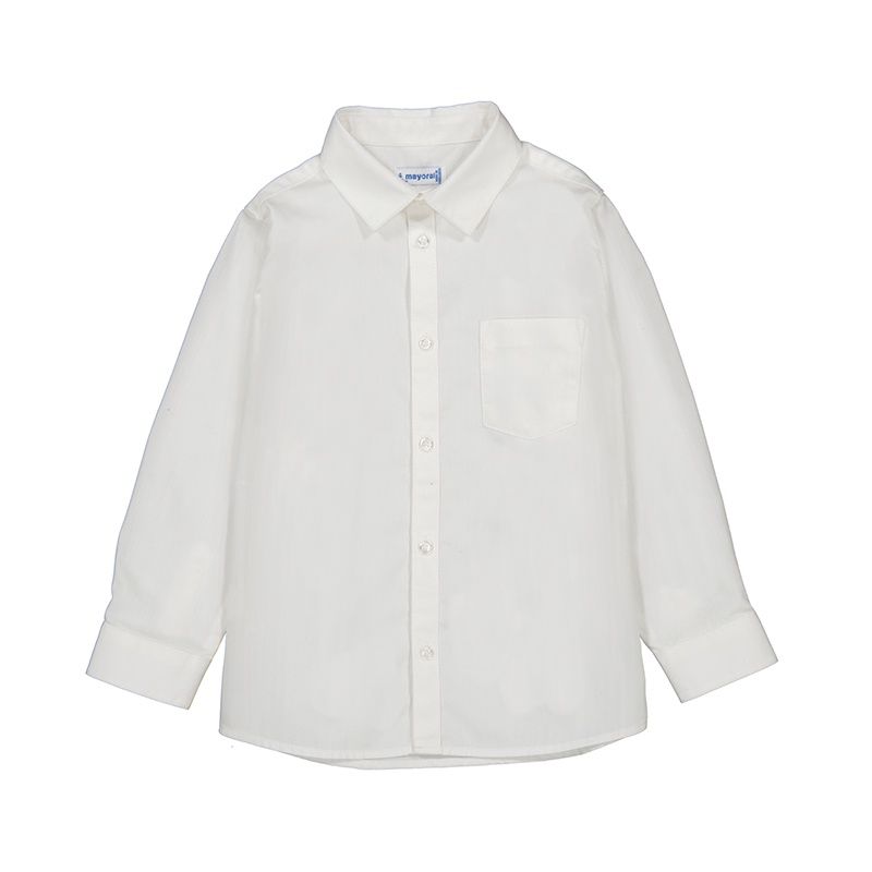 Mayoral Basic l/s shirt               White      146