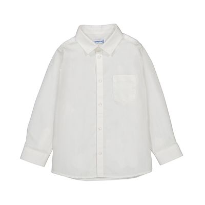 Mayoral Basic l/s shirt               White      146