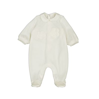 Mayoral Velour onesie                 Natural    2701