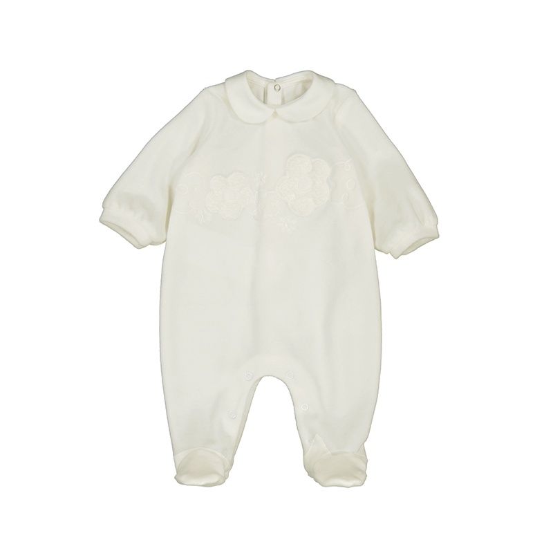 Mayoral Velour onesie                 Natural    2701