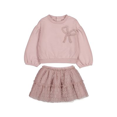 Mayoral Tulle skirt set               Crystal    2923
