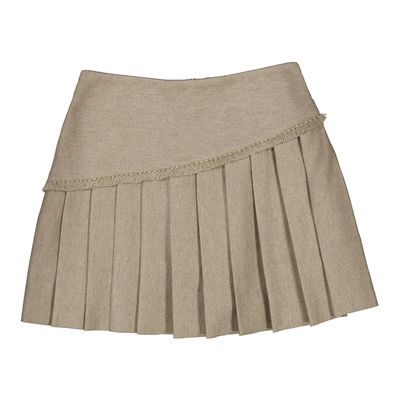 Mayoral Pleated knit skort            Col. Mole  4909