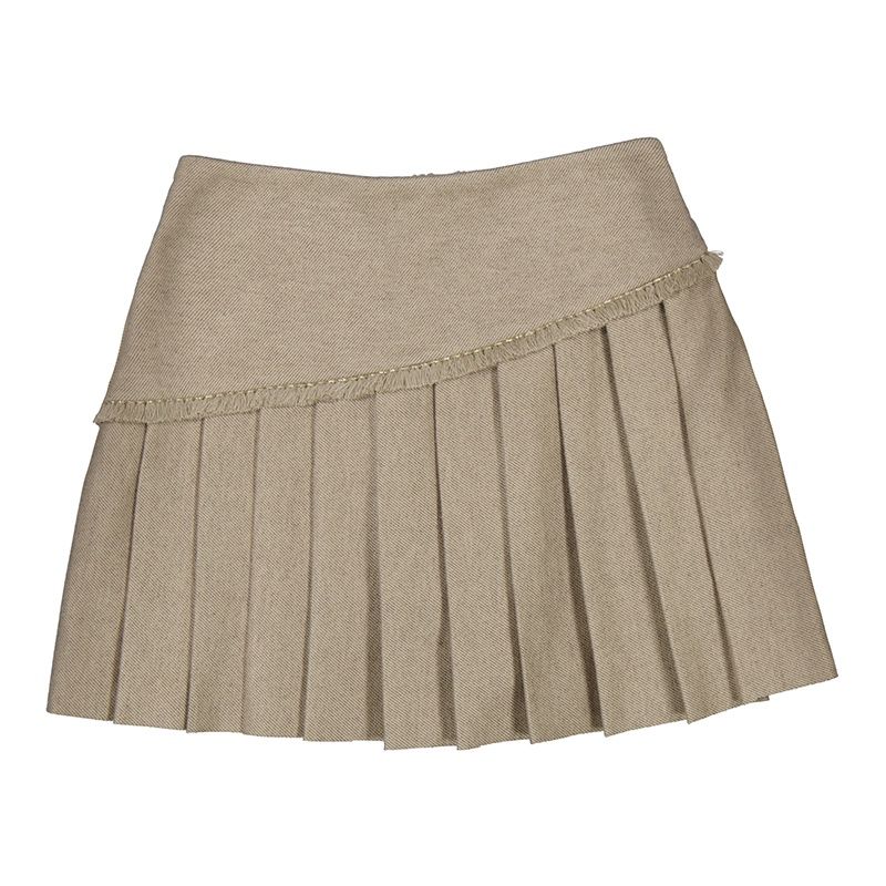 Mayoral Pleated knit skort            Col. Mole  4909