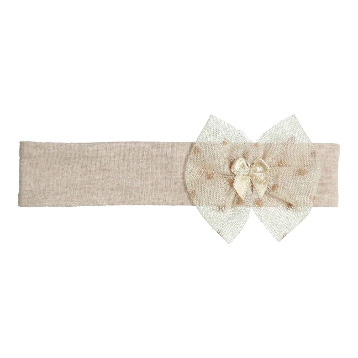 Gymp Headband Tiara Beige - Gold 451-5630-10