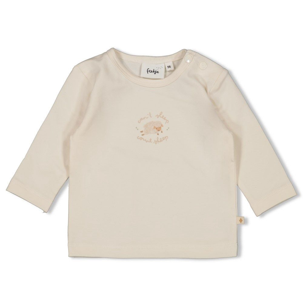 Feetje Longsleeve - Sleepy Sheepy Creme