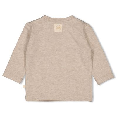 Feetje Longsleeve - Sleepy Sheepy Taupe melange