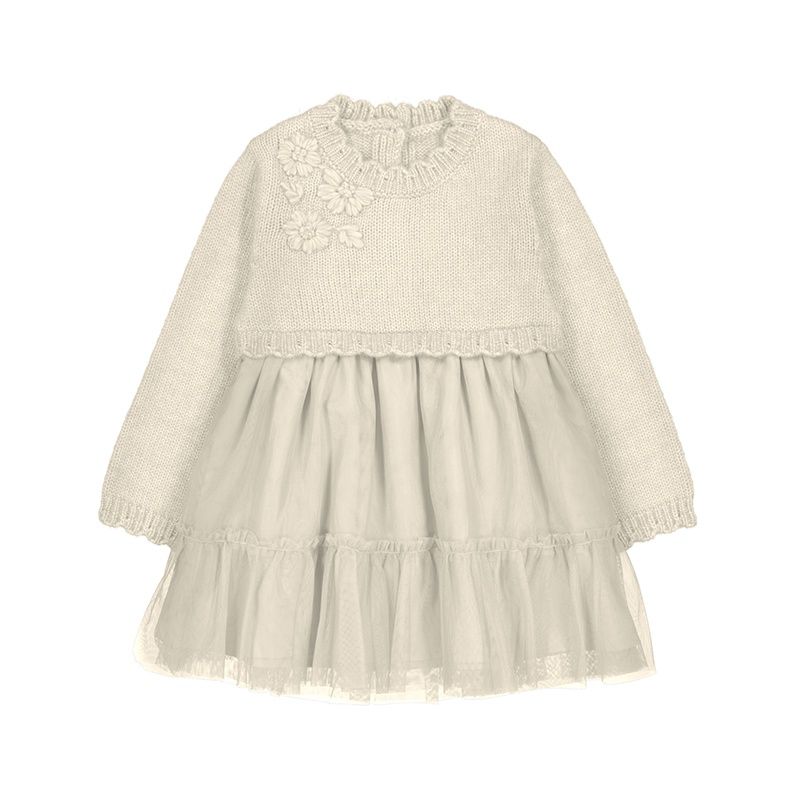 Mayoral Dress                         Sand       2905