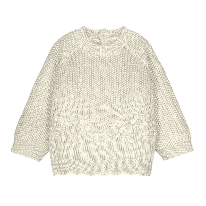 Mayoral Flower textured jersey        Sand       2352