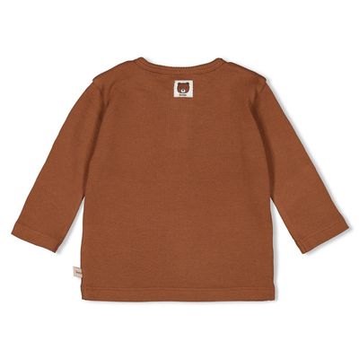 Feetje Longsleeve rib - Wild World Bruin