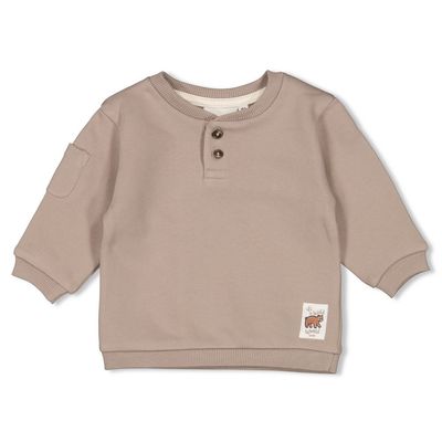Feetje Sweater - Wild World Grijs